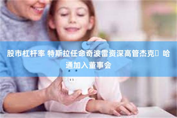 股市杠杆率 特斯拉任命奇波雷资深高管杰克・哈通加入董事会