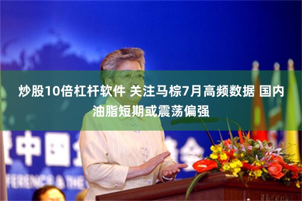 炒股10倍杠杆软件 关注马棕7月高频数据 国内油脂短期或震荡偏强