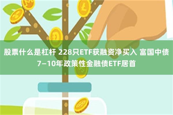 股票什么是杠杆 228只ETF获融资净买入 富国中债7—10年政策性金融债ETF居首