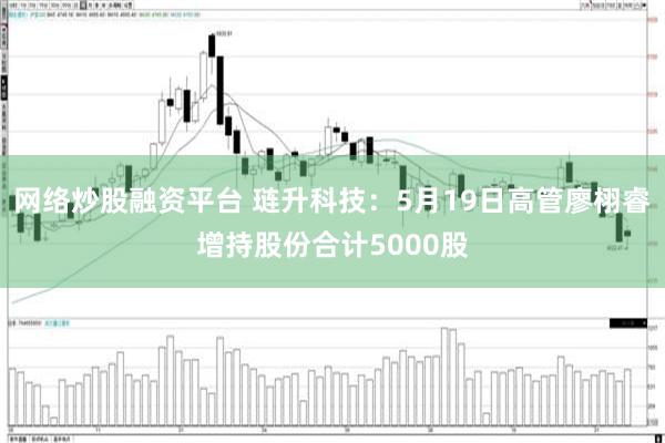 网络炒股融资平台 琏升科技:5月19日高管廖栩睿增持股份合计5000股