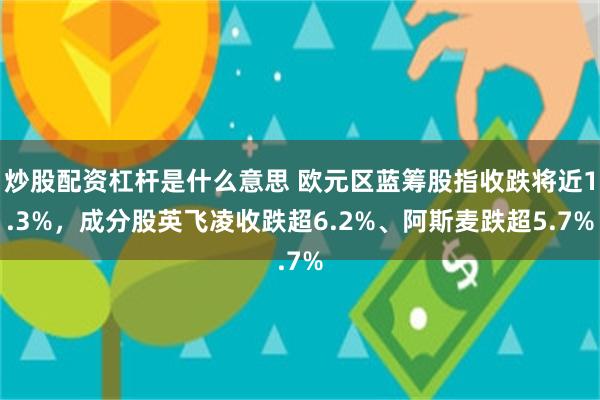 炒股配资杠杆是什么意思 欧元区蓝筹股指收跌将近1.3%，成分股英飞凌收跌超6.2%、阿斯麦跌超5.7%
