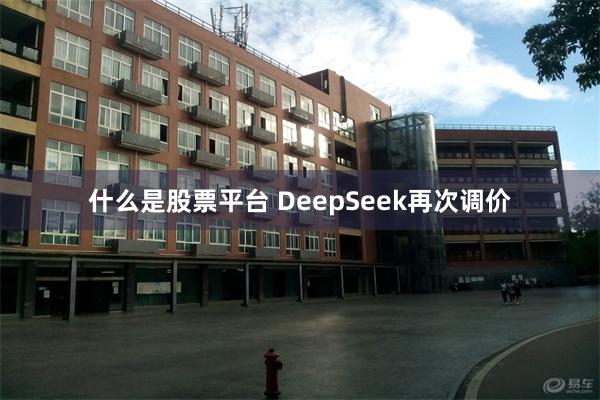 什么是股票平台 DeepSeek再次调价