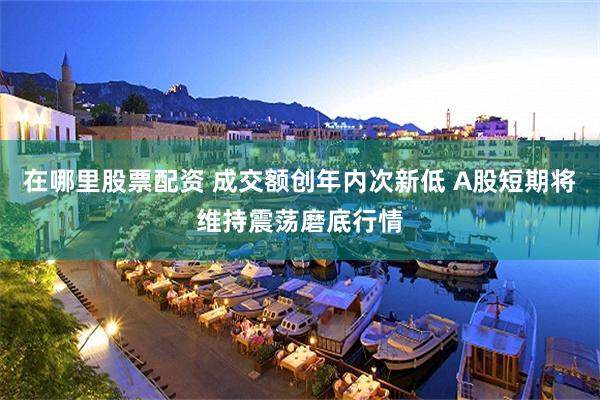 在哪里股票配资 成交额创年内次新低 A股短期将维持震荡磨底行情